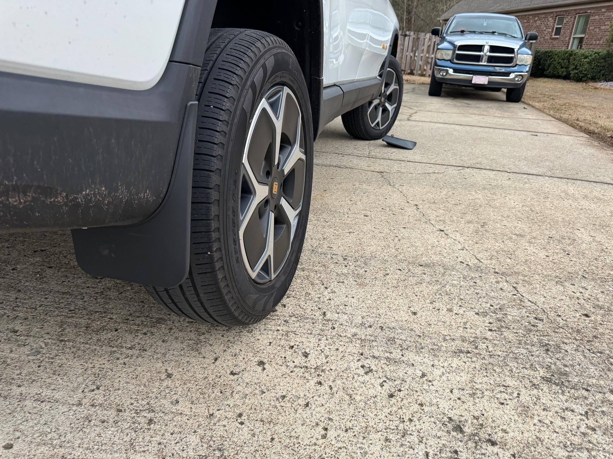 Rivian R1T R1S BestEvMod Mud Flaps for R1T Available Now IMG_3391