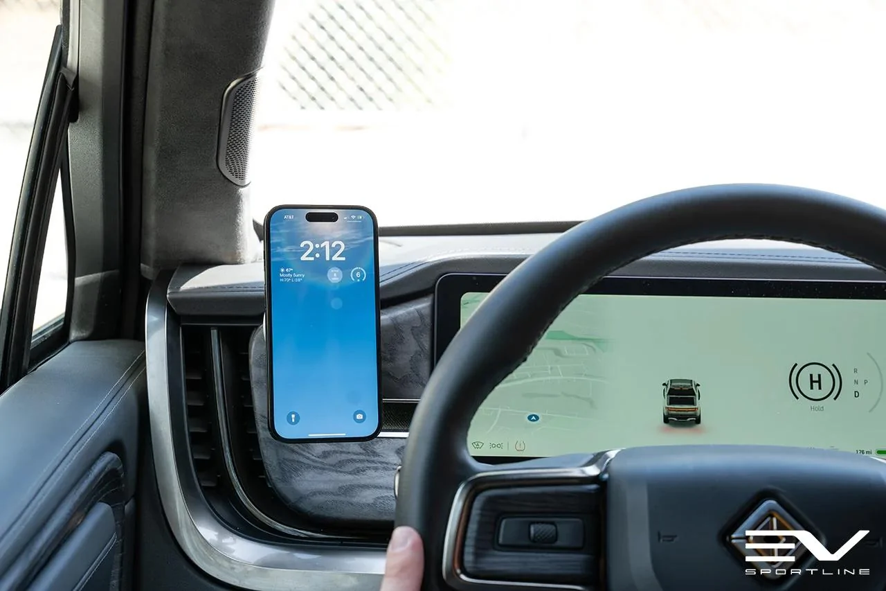 Rivian R1T R1S New Bolt-on MagSafe Phone Mount with Plug-and-play hidden power wire! - EV Sportline Rivian-Left-Side-Magsafe-Phone-Mount-6_4000x@2x.progressiv