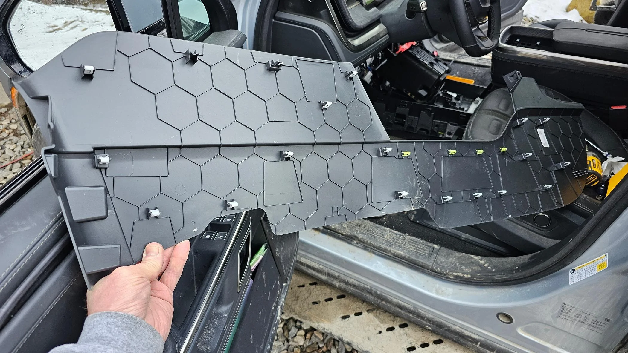 Rivian R1T R1S Center console disassembly? Anyone? 20240316_181902