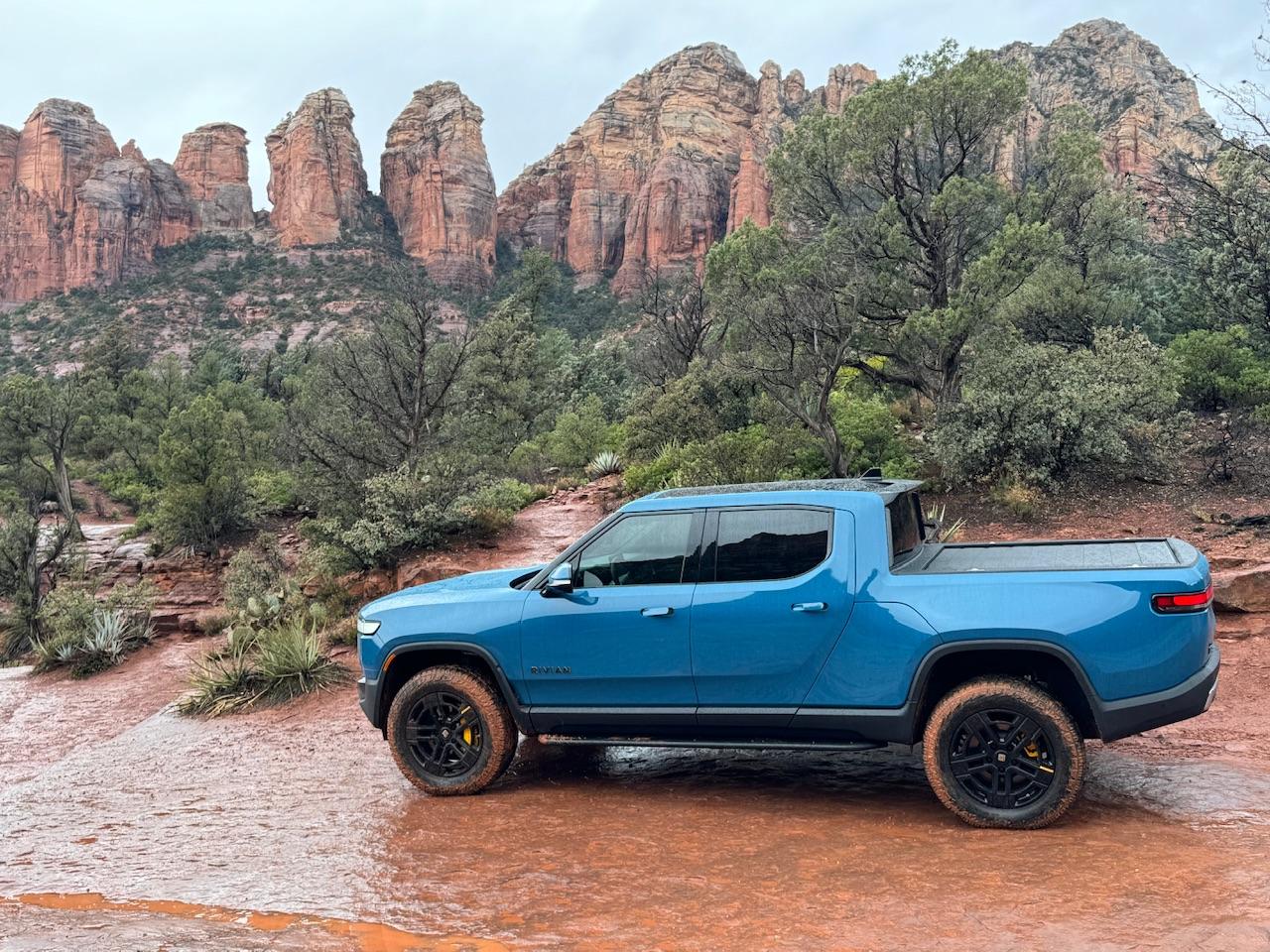 Rivian R1T R1S 3/2024 Sedona - Soldier’s Pass and Vultee Arch Trails in R1T IMG_1607