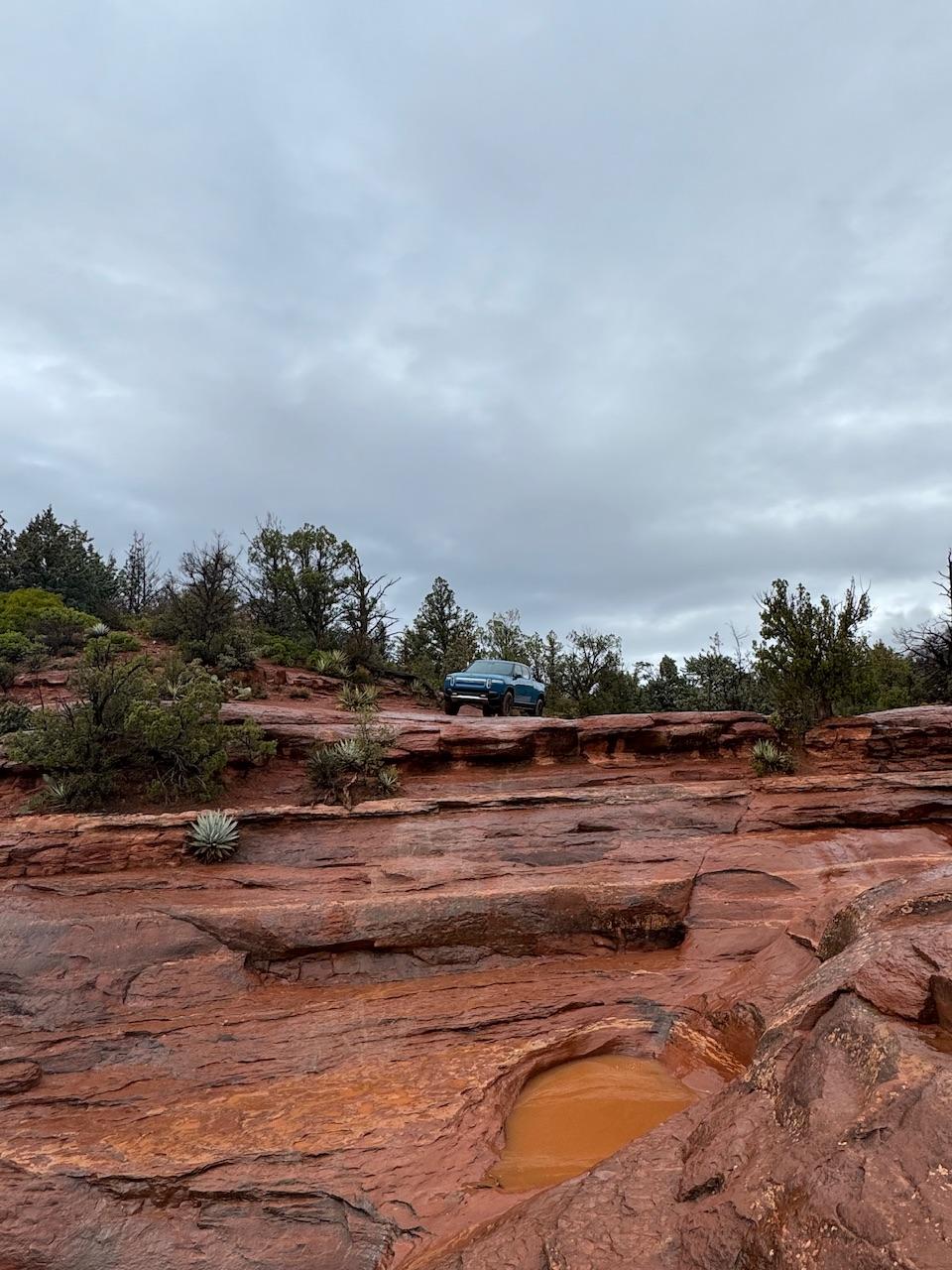 Rivian R1T R1S 3/2024 Sedona - Soldier’s Pass and Vultee Arch Trails in R1T IMG_1609