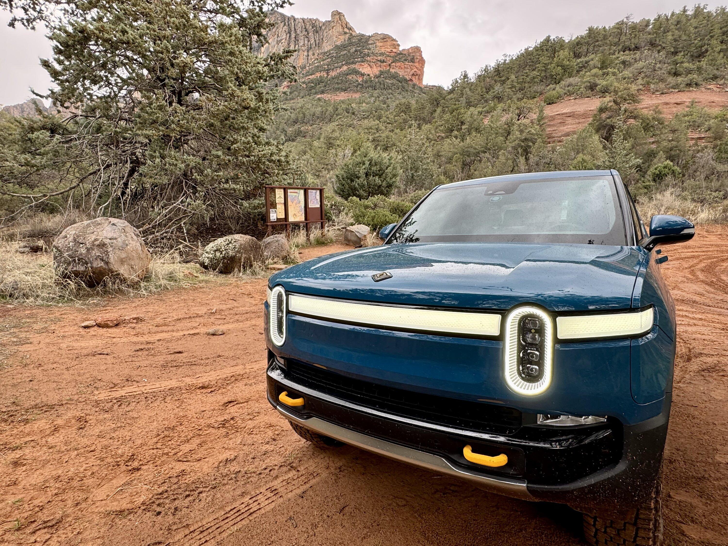 Rivian R1T R1S 3/2024 Sedona - Soldier’s Pass and Vultee Arch Trails in R1T IMG_1647