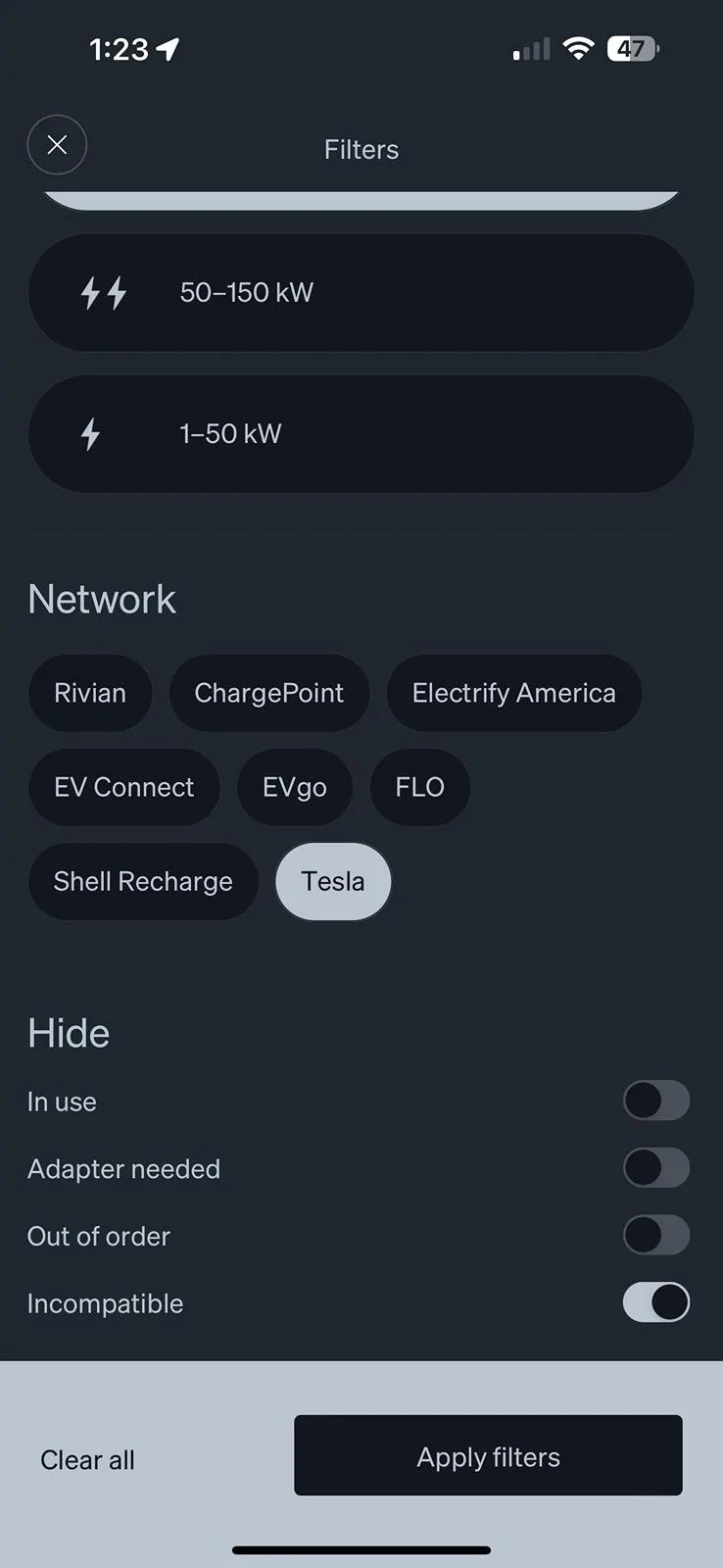 Rivian R1T R1S Tesla Supercharging (NACS Charging) Now Available in Rivian App! Step By Step Instructions IMG_8898
