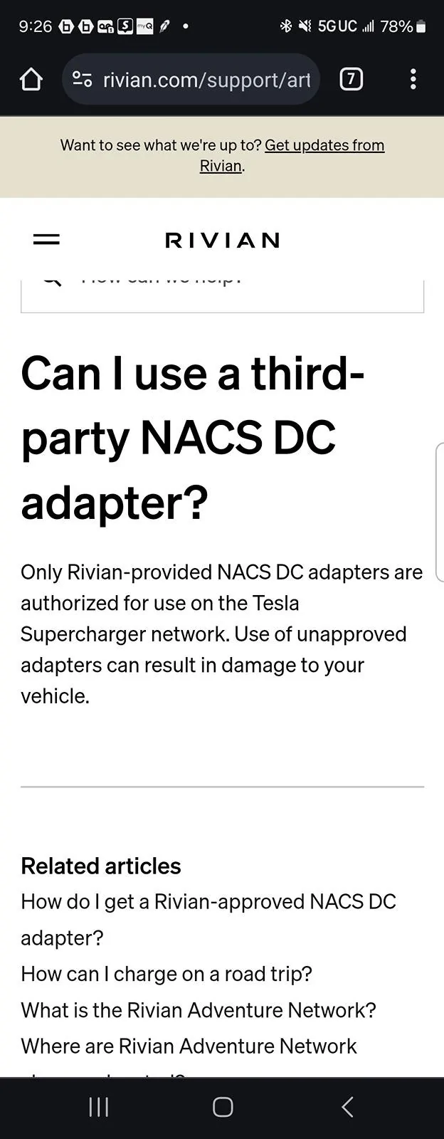 Rivian R1T R1S Tesla Supercharging (NACS Charging) Now Available in Rivian App! Step By Step Instructions 1000015395