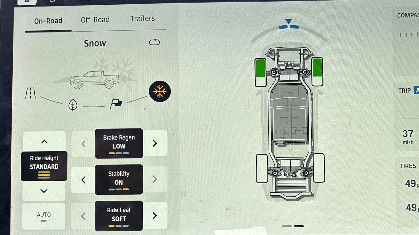 Rivian R1T R1S R1 Enduro, requested behavior test IMG_5274