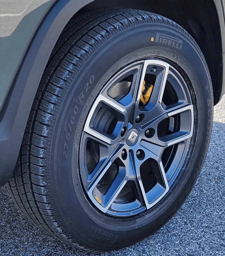 Rivian R1T R1S Affordable high efficiency 20" wheels and 33" tires options (275/60R20) 1710880136890-ci