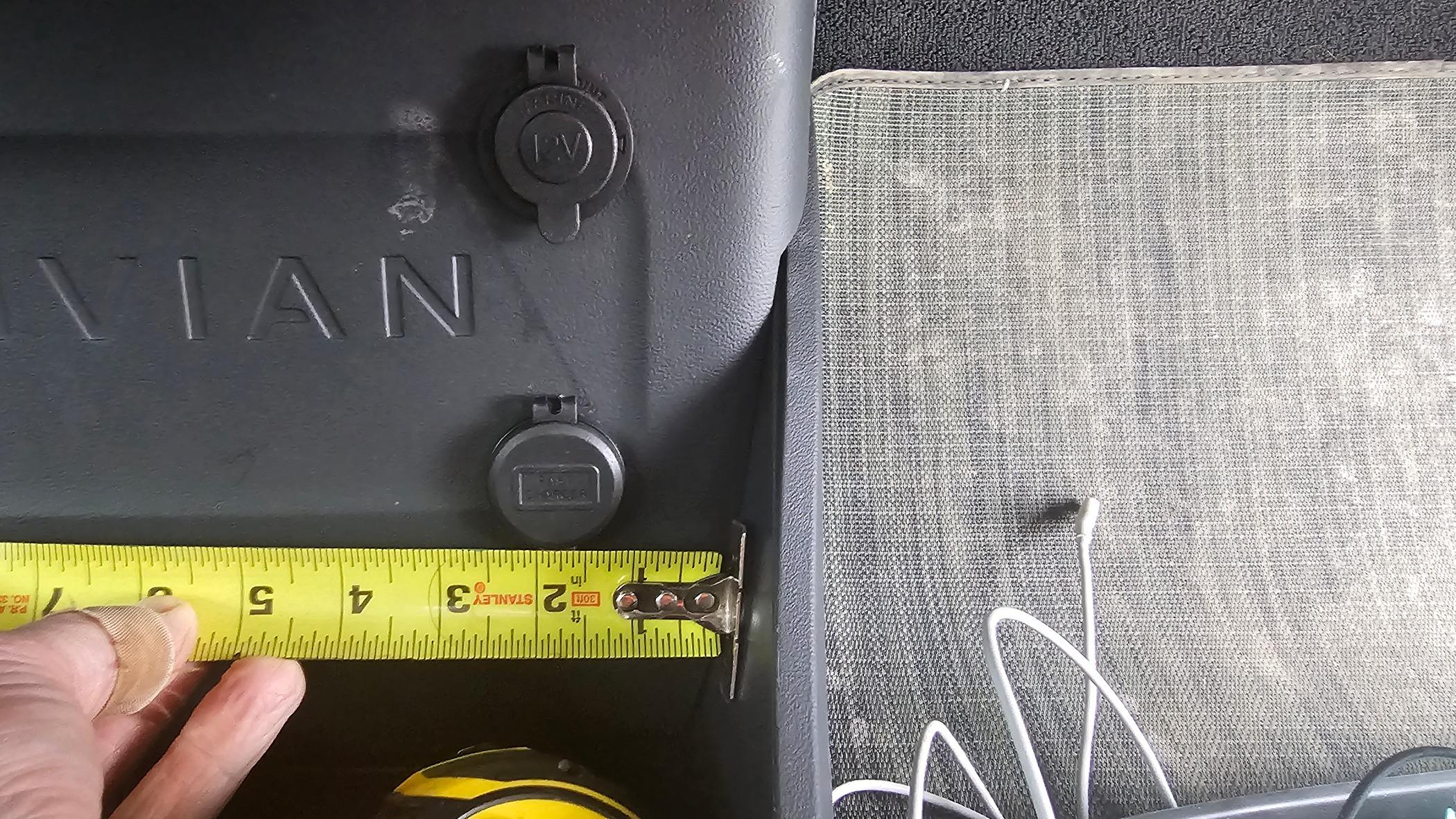 Rivian R1T R1S DIY: How To Add Interior 12v/USB-C (and interior high-current 12v loads) 20240320_124344