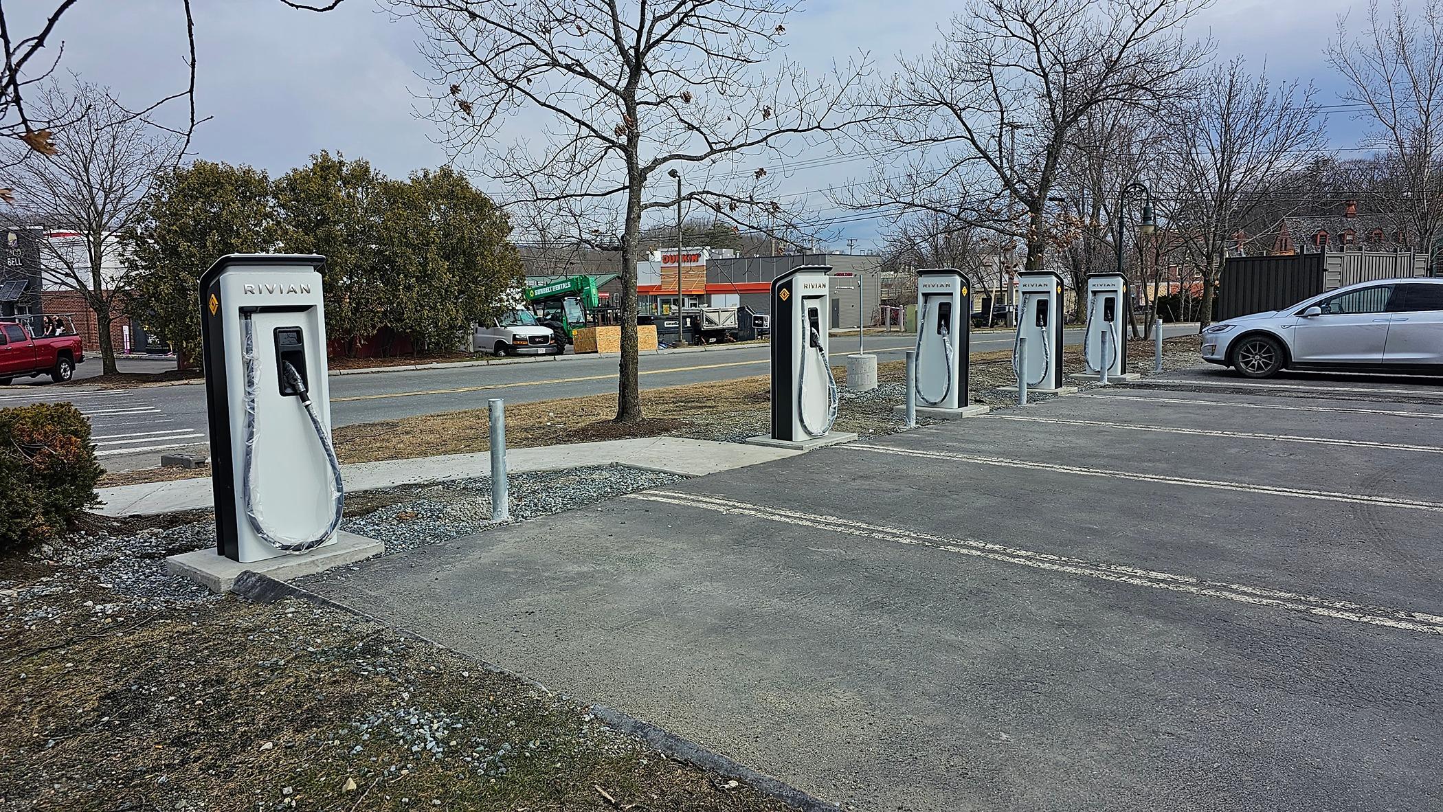 Rivian R1T R1S First Rivian Charger in New England? 20240320_095524