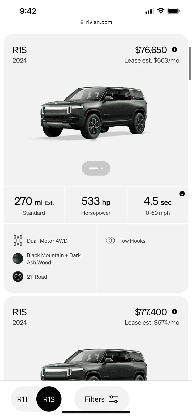 Rivian R1T R1S Holy S*** a new R1S for under $80k?!?!? IMG_7893