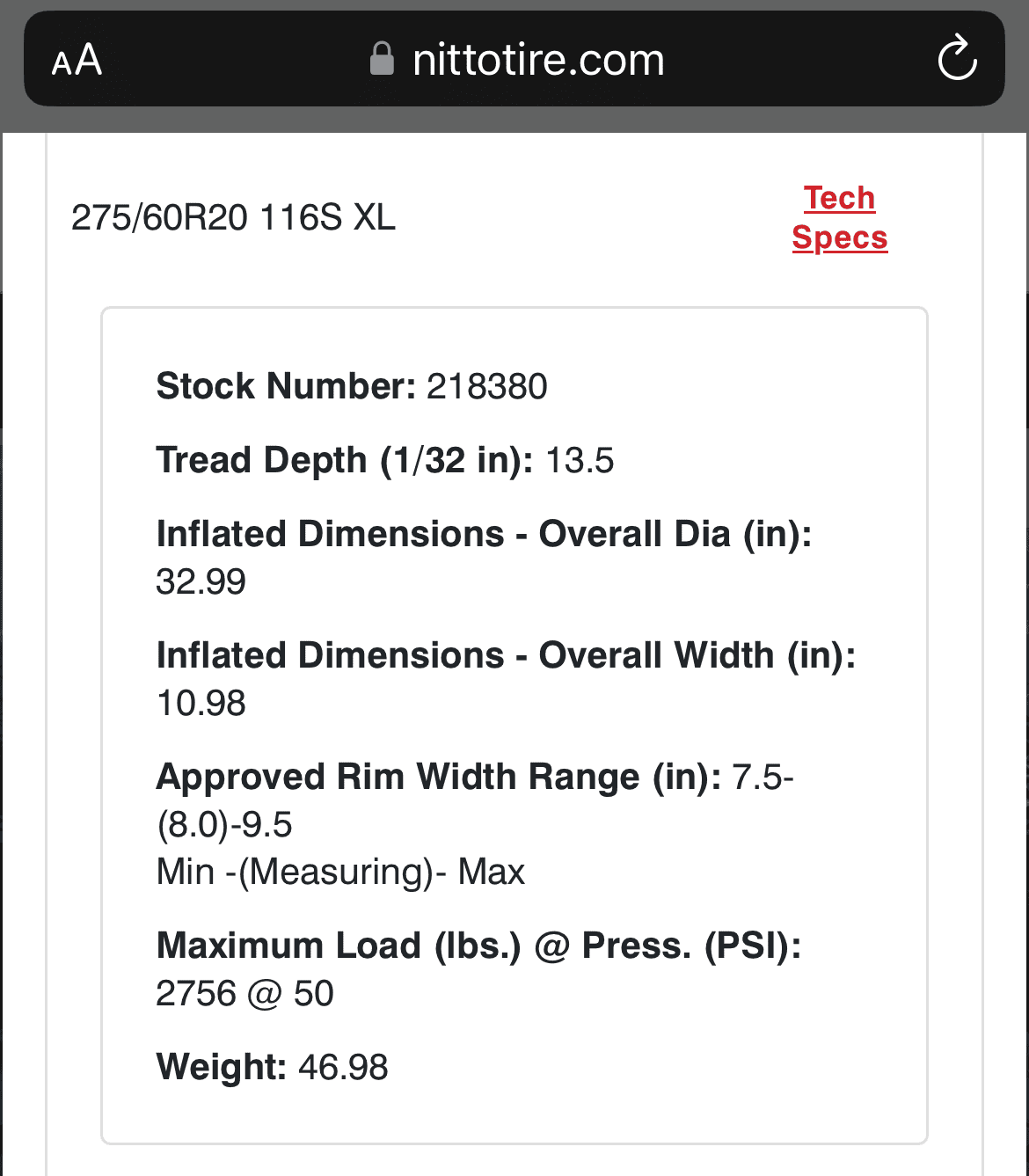 Rivian R1T R1S 20" Nitto Recon Grappler AT tires 25% more efficient than Pirelli OEM AT! The holy grail! 1711046458643-qm