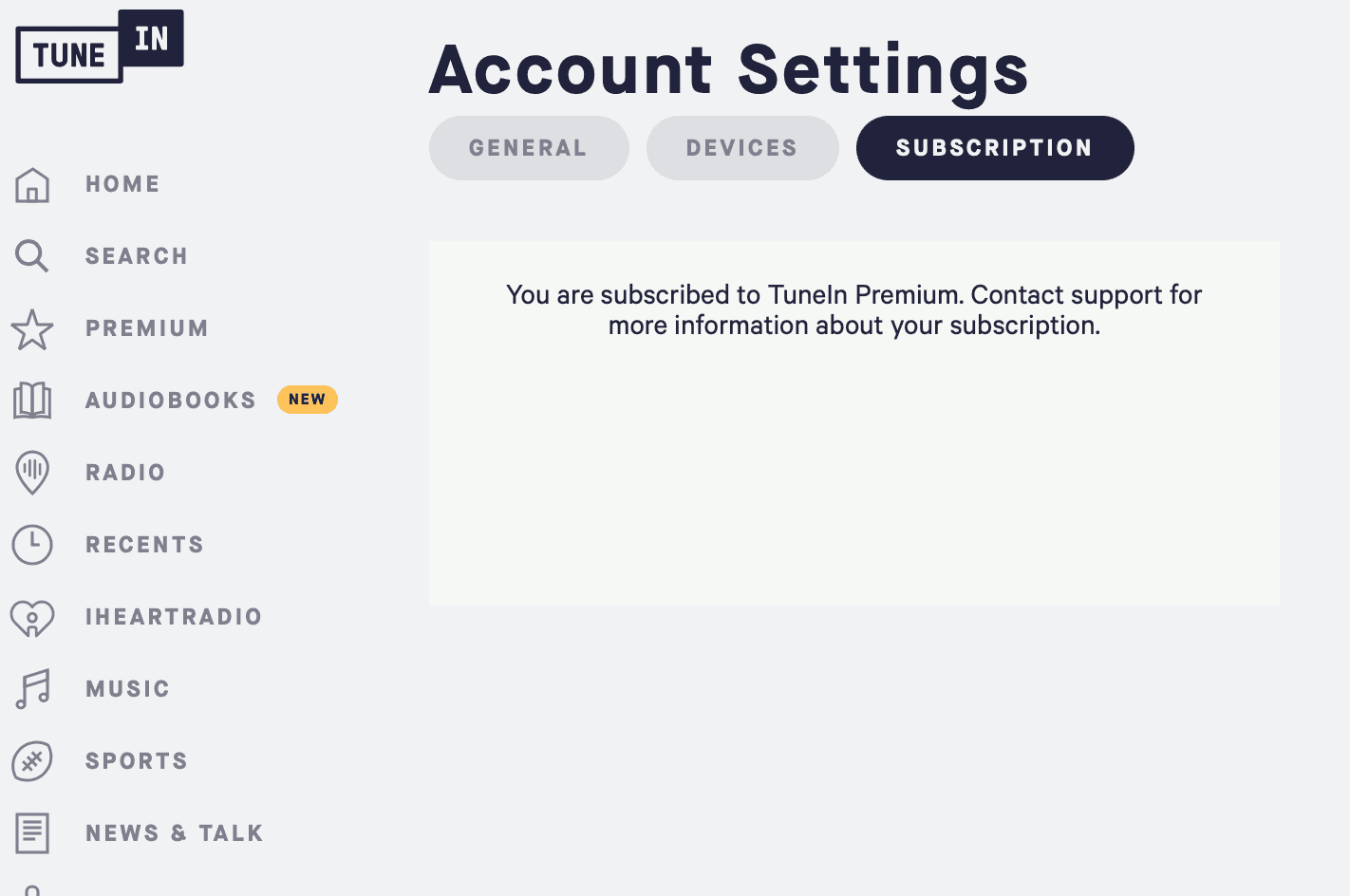 Rivian R1T R1S How do I cancel TuneIn? Screenshot 2024-03-21 at 8.52.38 PM