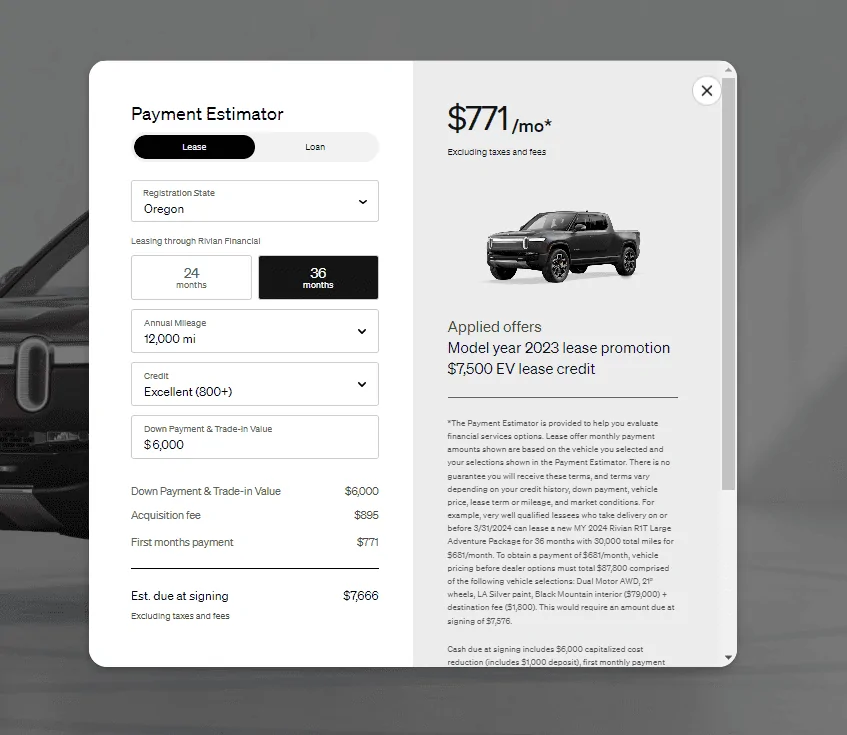 Rivian R1T R1S Rivian Leasing Expands to New States (March 2024) 1711150528321-bn