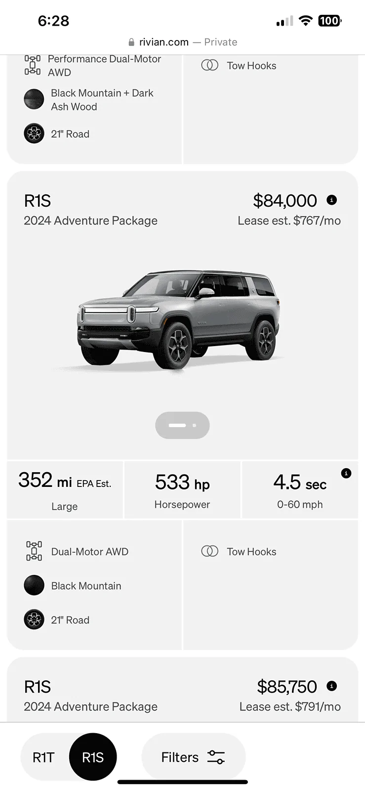 Rivian R1T R1S Rivian offering preorder price difference vouchers for remaining price protected pre-order holders IMG_9113