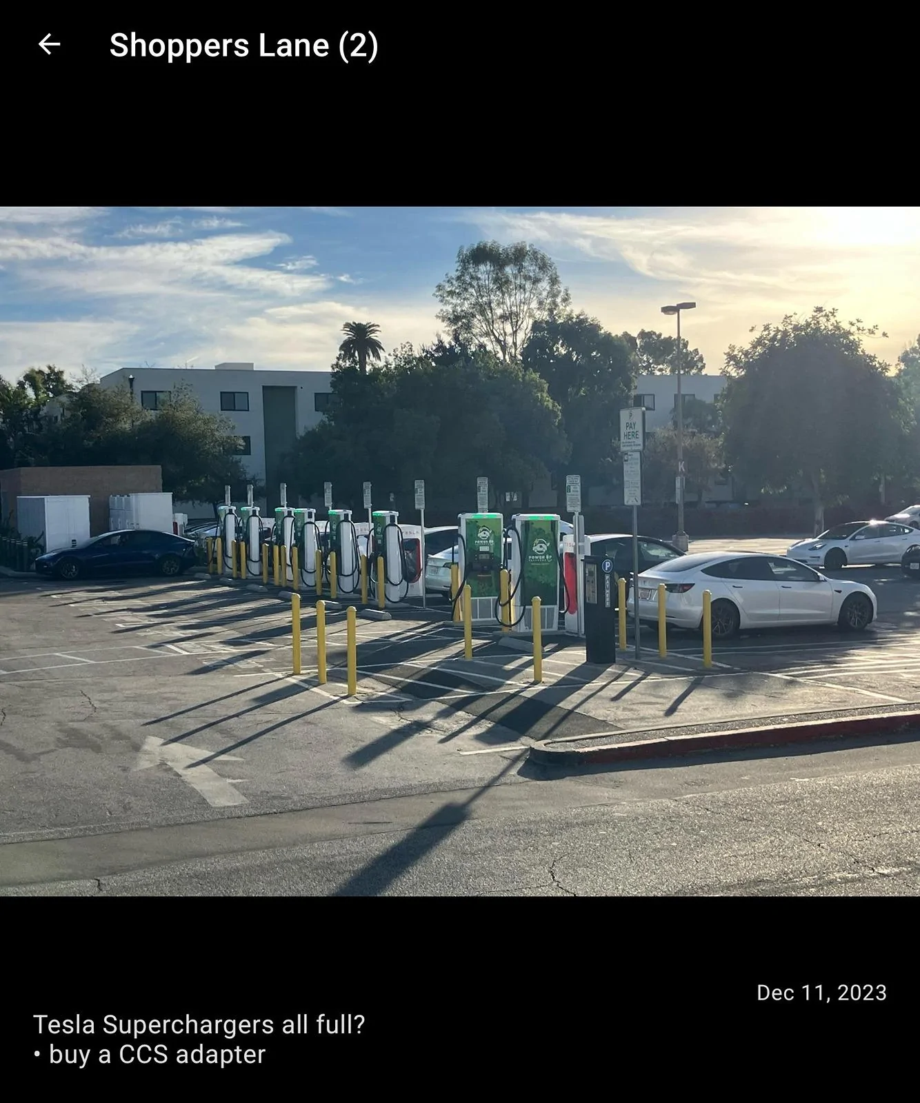 Rivian R1T R1S Let's talk Tesla Supercharger parking etiquette... Screenshot_20240323_090408_PlugShar