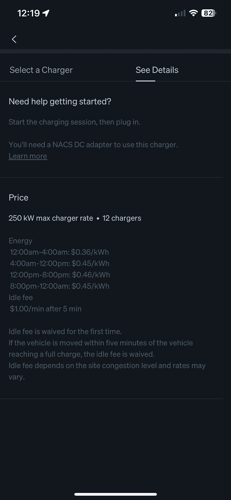 Rivian R1T R1S Supercharger pricing difference between Rivian app and Tesla app? IMG_9246