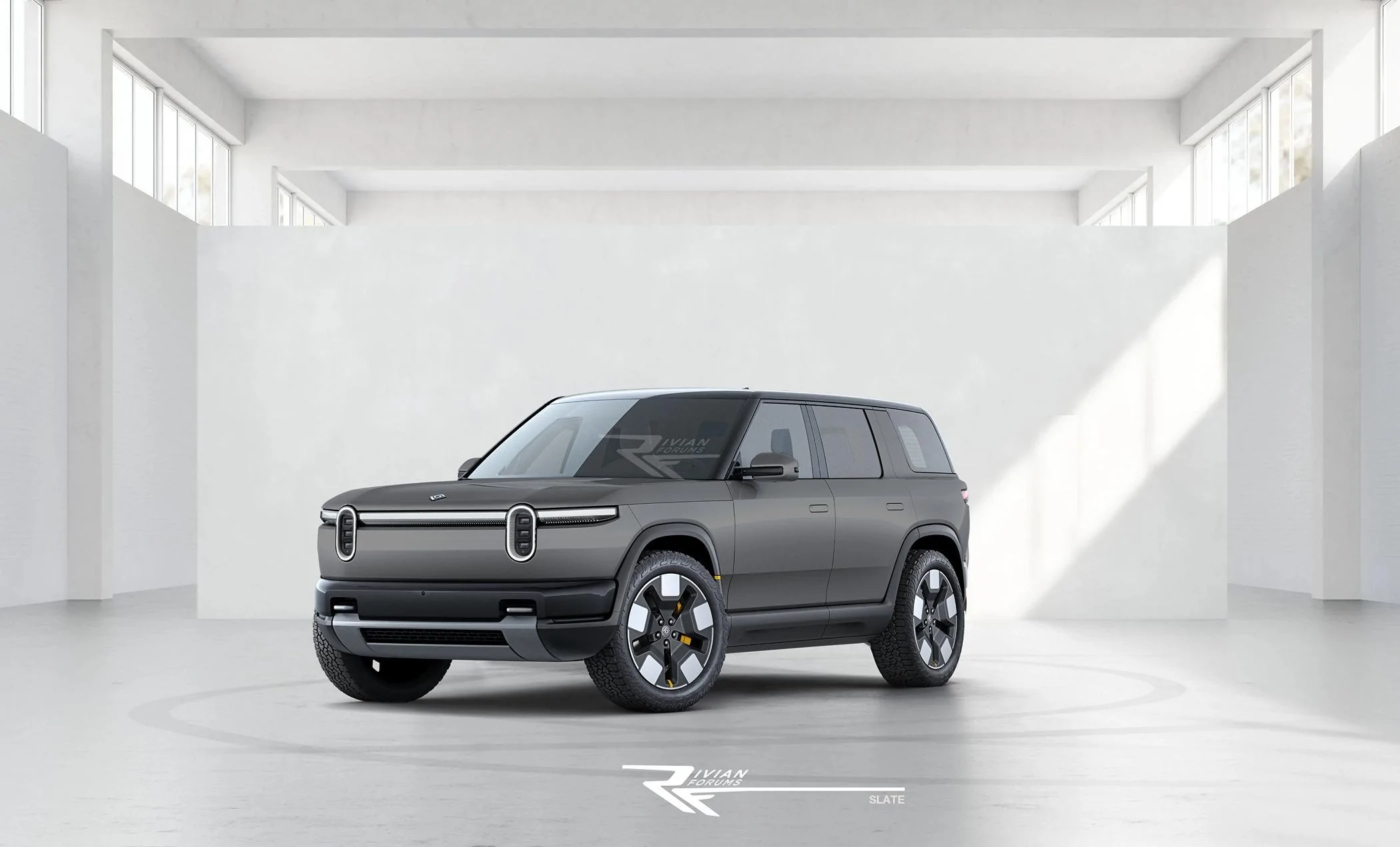 Rivian R1T R1S R2 in Teal, Evergreen, Slate ? R2-Front Slat