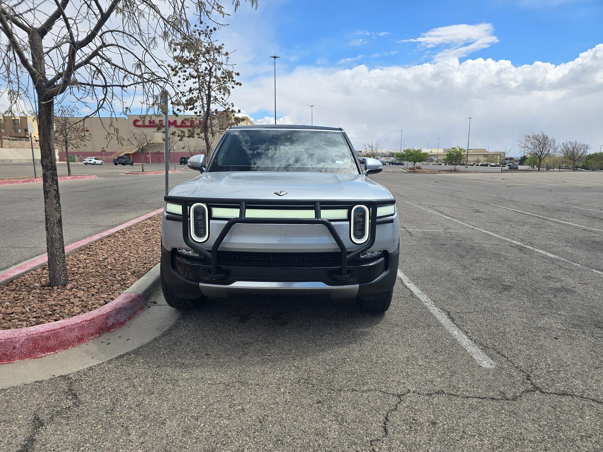 Rivian R1T R1S RealWheelsEV NEW Rivian Accessories Brush Guard, Steps, Light Bar, Bed Rack and more! 20240326_132258