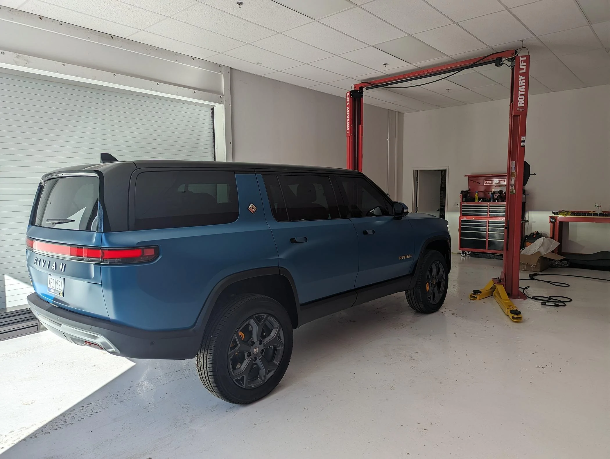 Rivian R1T R1S Installed R1S RMaxx running boards at EV Sportline in Atlanta 1000006459
