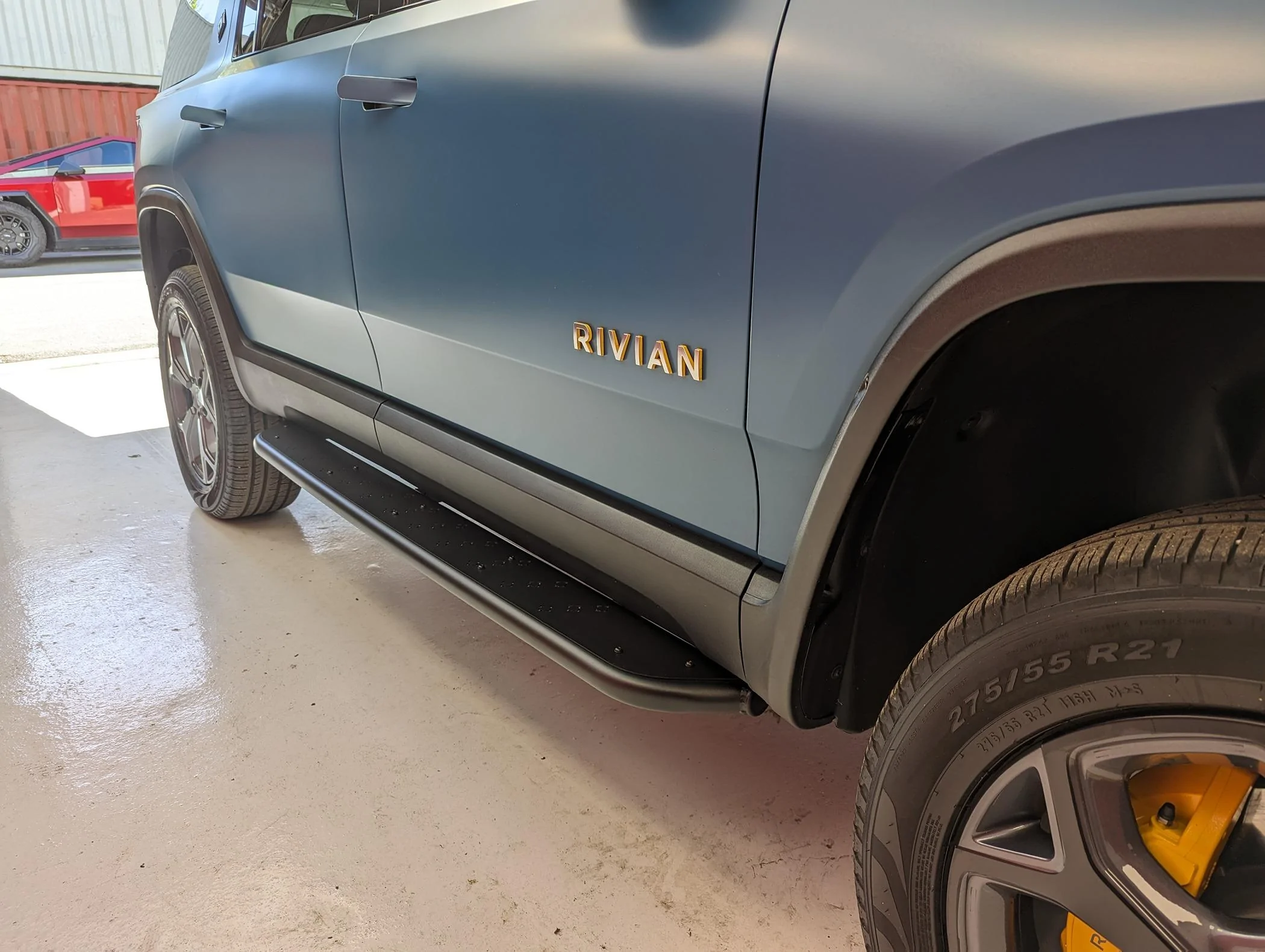 Rivian R1T R1S Installed R1S RMaxx running boards at EV Sportline in Atlanta 1000006473