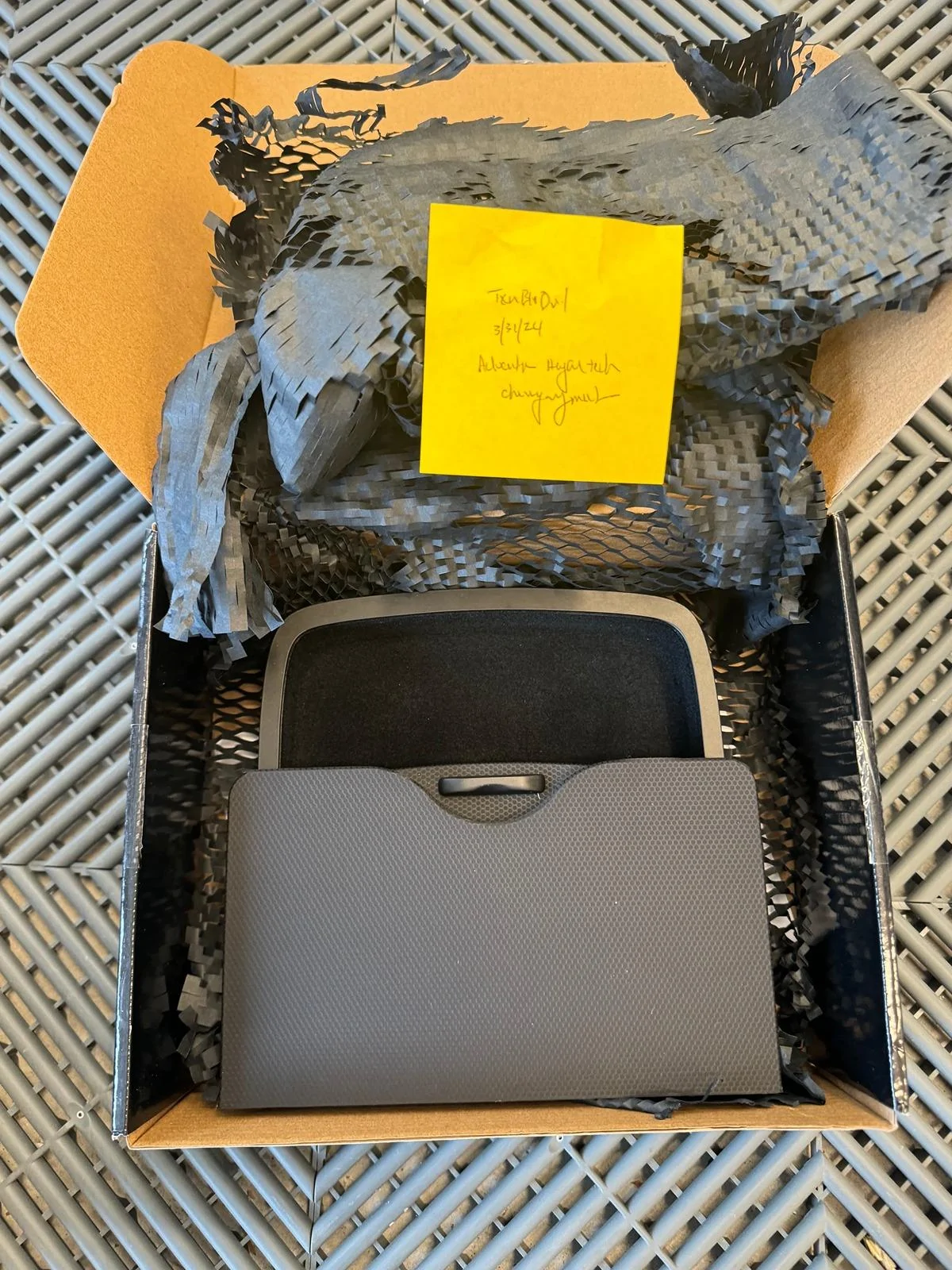 Rivian R1T R1S Adventure High Tech StowNCharge replacement charging pad IMG_1433