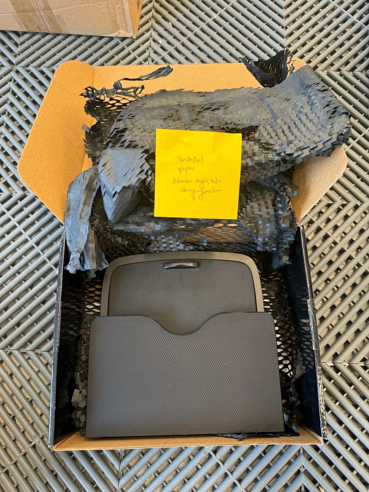 Rivian R1T R1S Adventure High Tech StowNCharge replacement charging pad IMG_1434