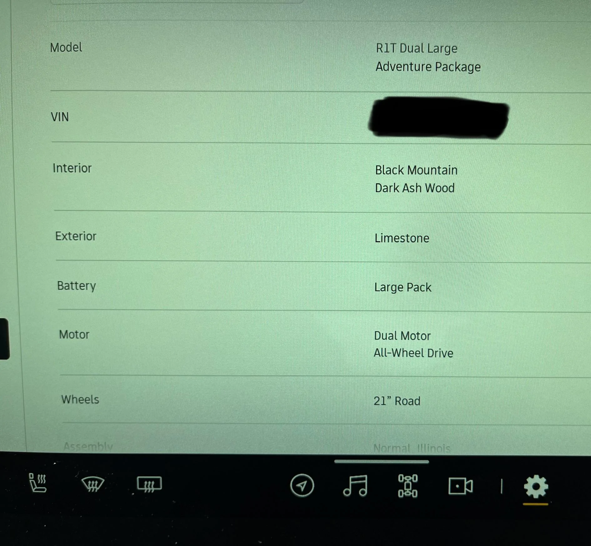 Rivian R1T R1S Received wrong battery pack in my R1T - Large Pack (instead of standard) info
