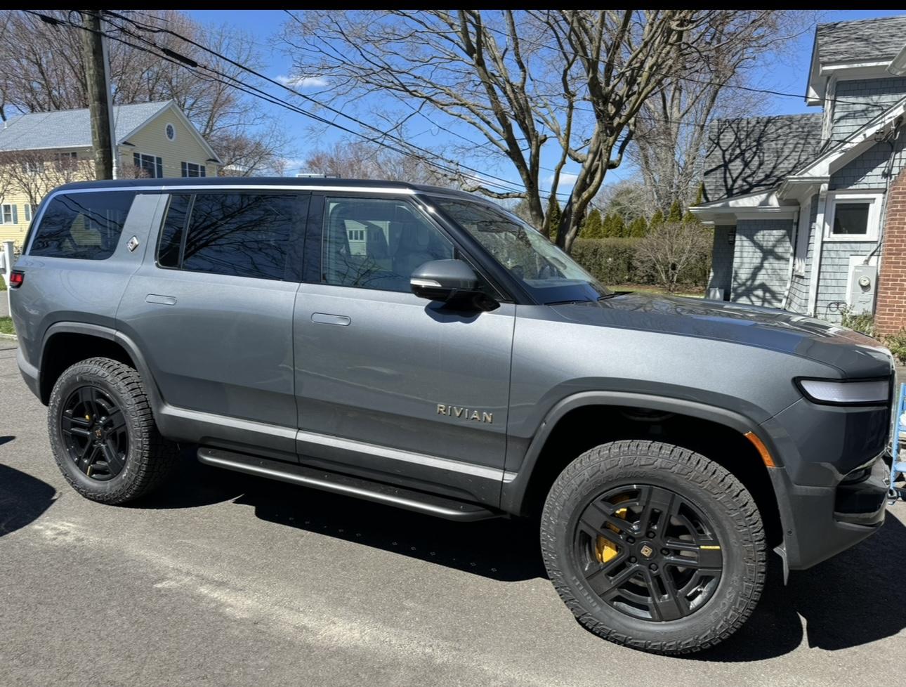 Rivian R1T R1S Our R1S RMaxx Rock Sliders DIY Install Project IMG_4252