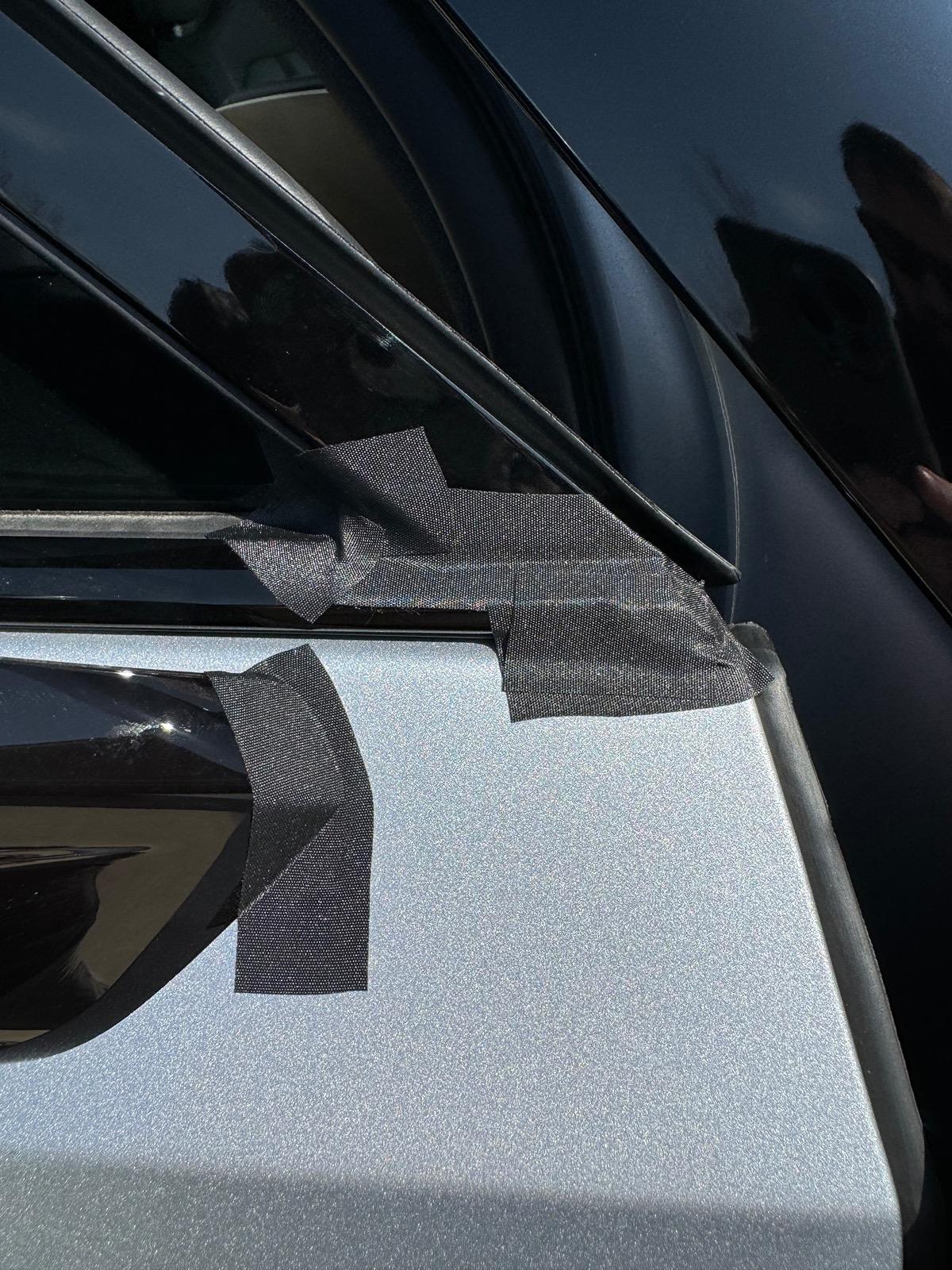 Rivian R1T R1S Triangle window noise and whistle help needed. IMG_1613