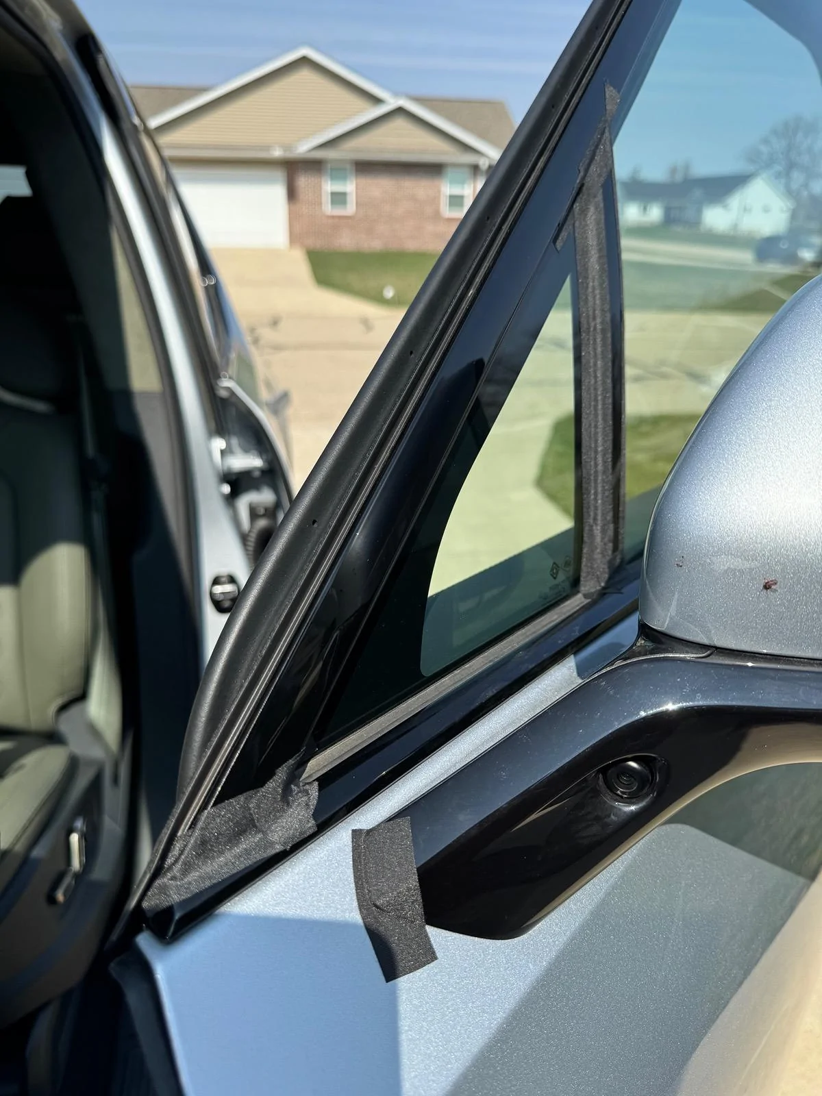 Rivian R1T R1S Triangle window noise and whistle help needed. IMG_1605