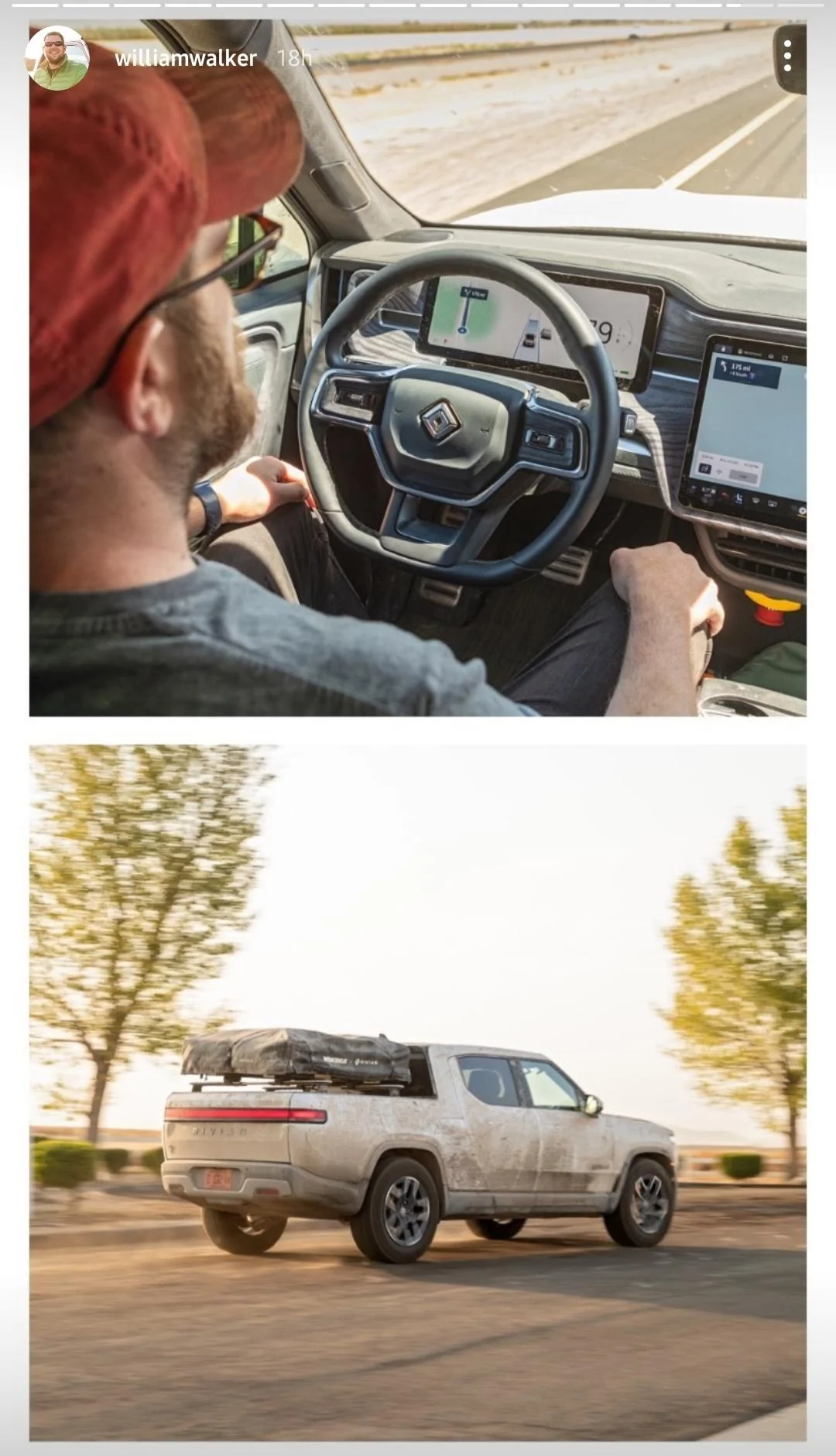 Rivian R1T R1S Driver+ pictured on Instagram Screenshot_20210923-151232_Instagram-01
