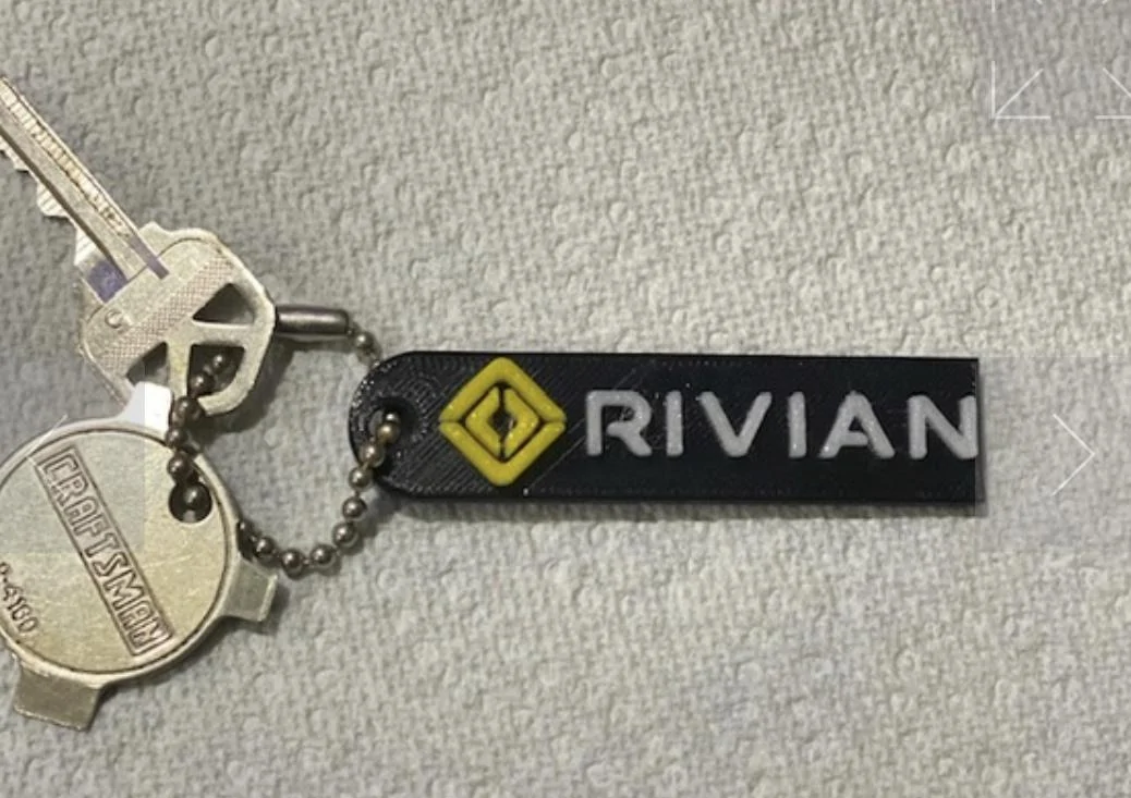 Rivian R1T R1S Keytag 3d print 1632495647605