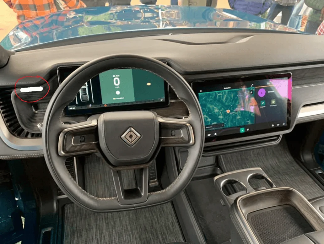 Rivian R1T R1S Cell phone mount R1S_Dash
