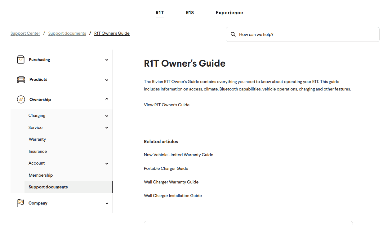 Rivian R1T R1S Rivian R1T OWNERS MANUAL Guide  is here! ? riv_o
