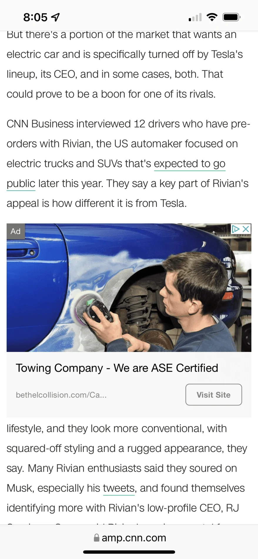 Rivian R1T R1S CNN Business Article - "Rivian is no Tesla" has interesting comments from some of our own Forum members 3945B00F-4C1E-4F13-8A65-14054D99866C