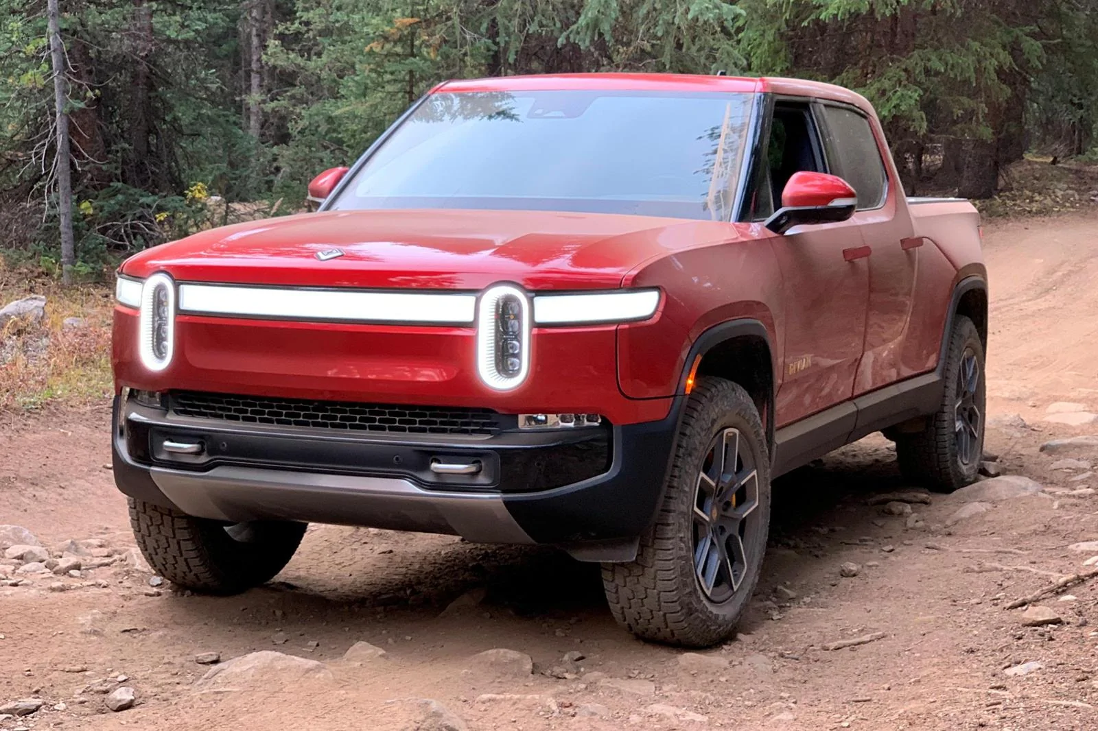 Rivian R1T R1S RED CANYON Rivian Photos Red Canyon R1T Picku