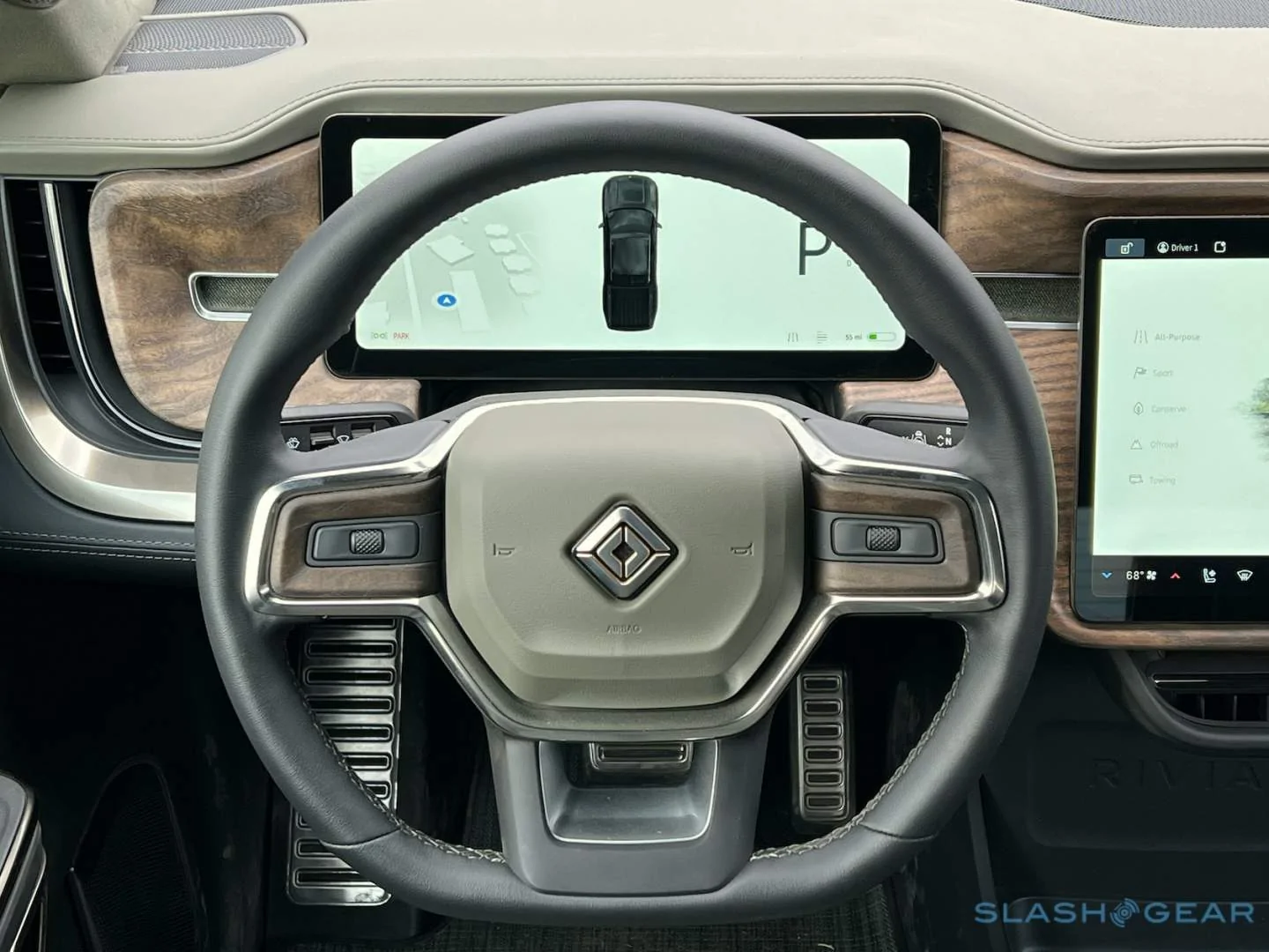 Rivian R1T R1S FOREST EDGE Rivian Interior Photos Slashgear_FE_3