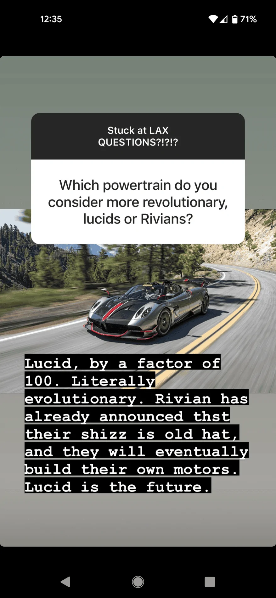 Rivian R1T R1S Reviews coming in for Lucid Screenshot_20210930-123523