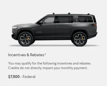 Rivian R1T R1S Configurator Updated with Payment Estimator 1633043806137