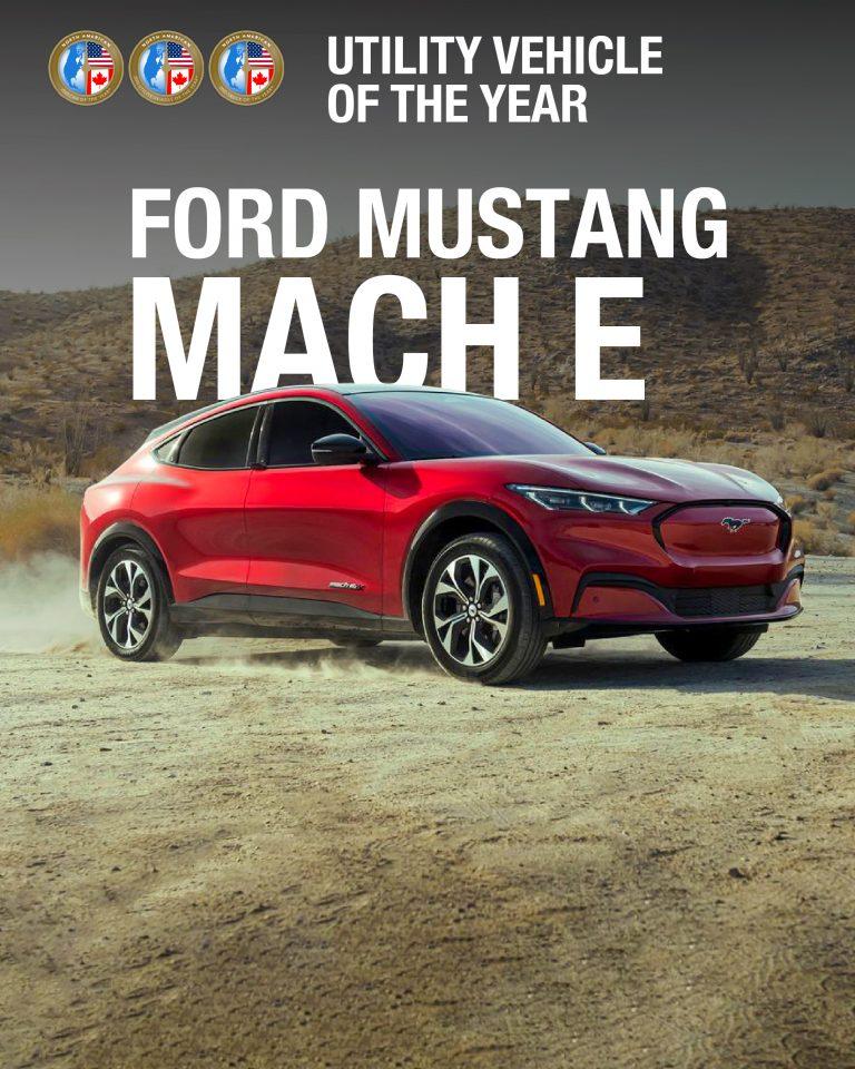Rivian R1T R1S Rivian R1T up against 5 other semifinalists for North American Truck of the Year Winner-Ford-Mach-E7-768x960