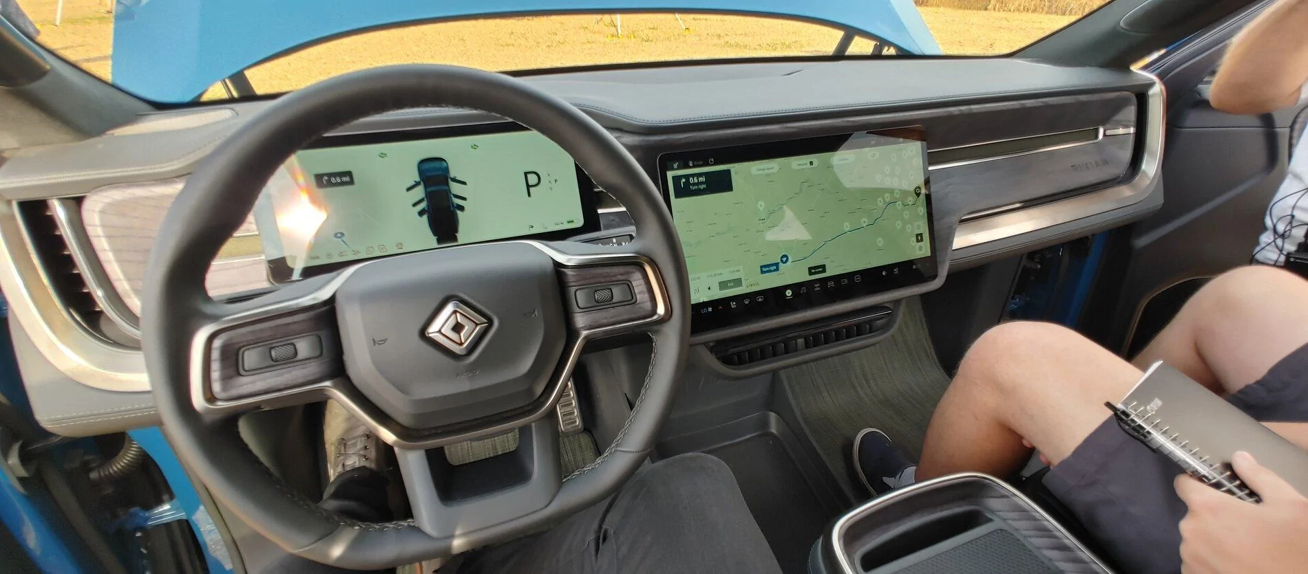 Rivian R1T R1S R1T REAR SEAT LEG ROOM 1001211558_HDR