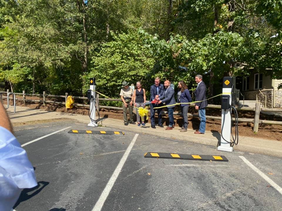 Rivian R1T R1S New Rivian Waypoint Chargers Go Live in Nashville. R1T Appears For First Charge 243283294_10101521332534483_5731900671025361436_n