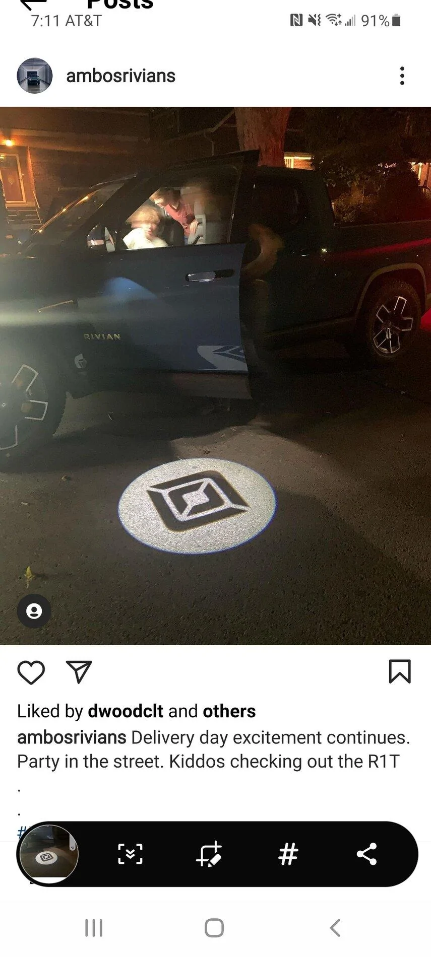 Rivian R1T R1S What is your guess for the Day the 1st Rivian is delivered to a Customer? Screenshot_20211002-071126_Instagram