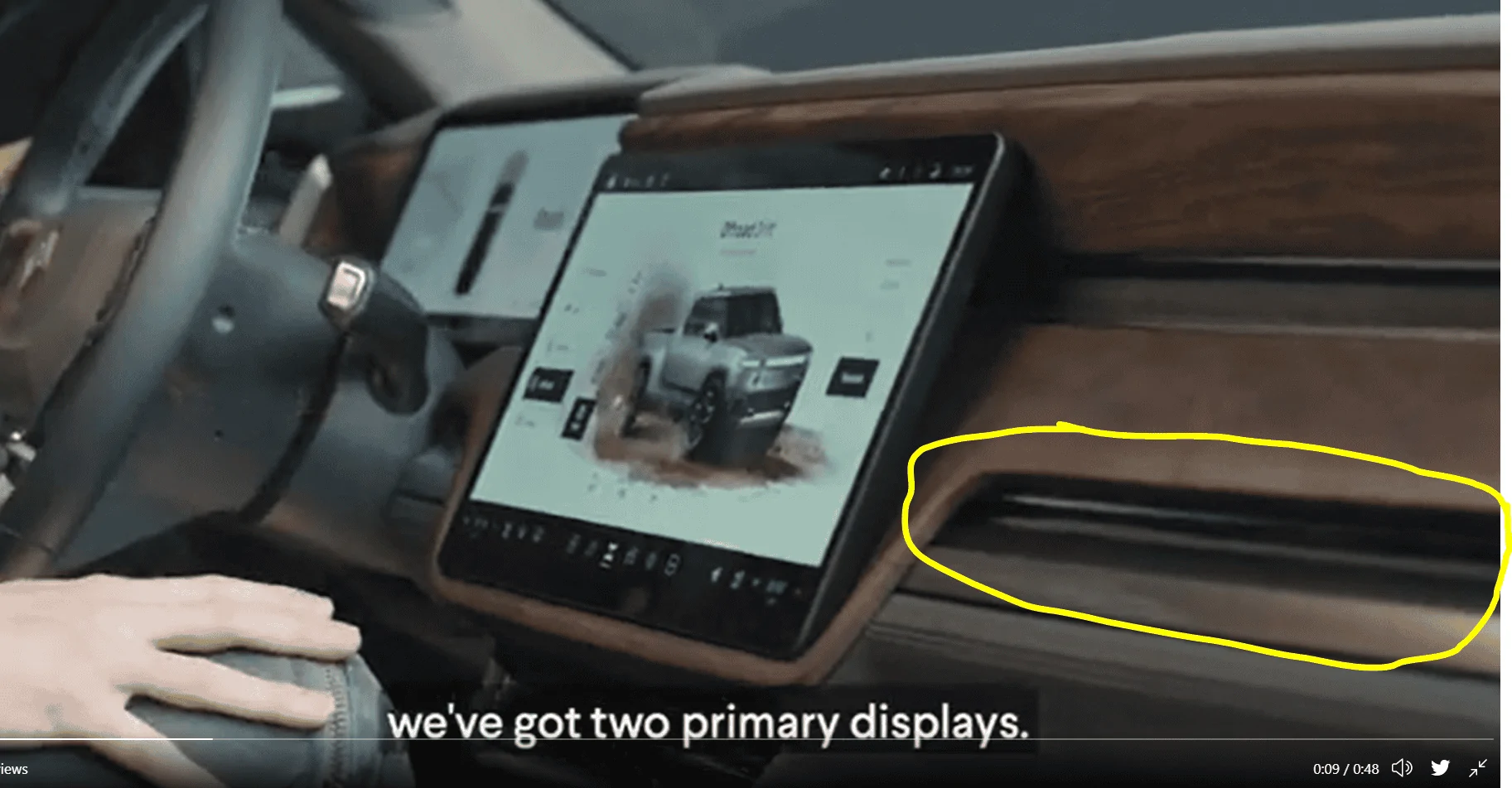 Rivian R1T R1S Rivian interior ambient light 1633359080122