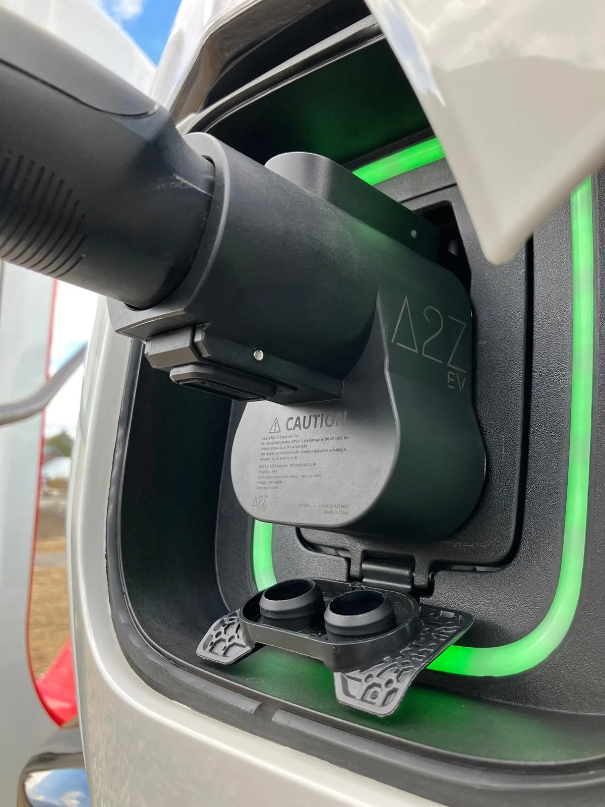 Rivian R1T R1S First Charge with A2Z NACS to CCS adapter (success!) IMG_0009