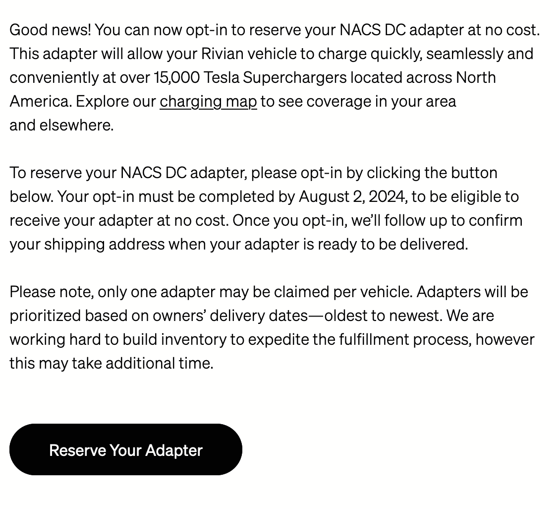 Rivian R1T R1S Received Adapter Email (April 4th) Screenshot 2024-04-04 at 4.42.25 PM