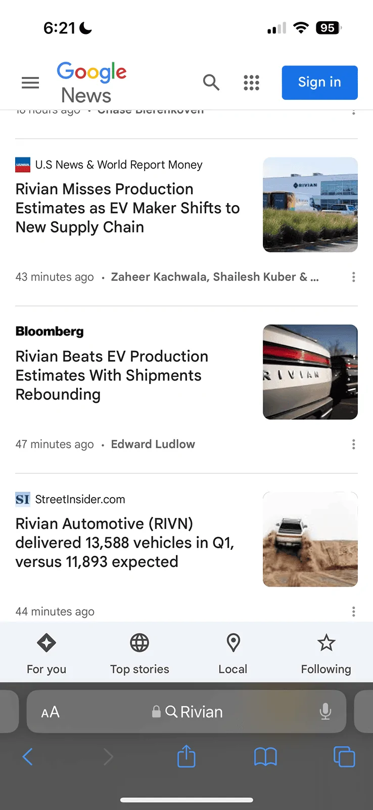 Rivian R1T R1S I swear headlines these days. IMG_2225