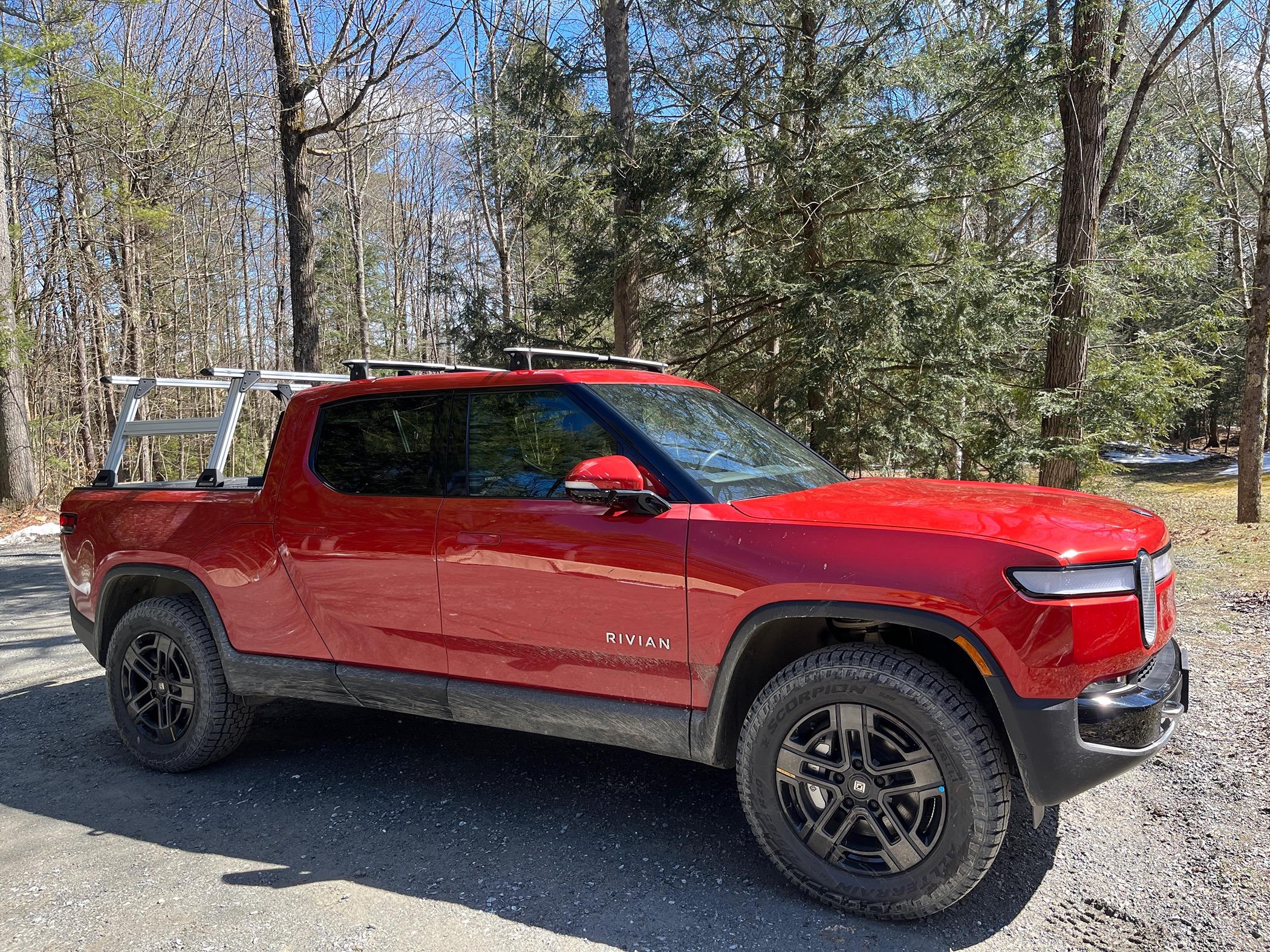 Rivian R1T R1S Mariner full/cab Height Bed Rack -- feedback / reviews? IMG_2499