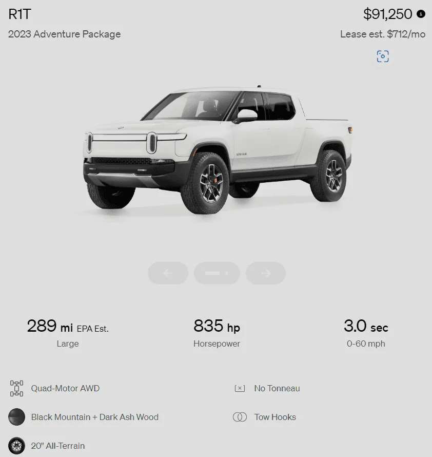 Rivian R1T R1S Leasing questions! QM