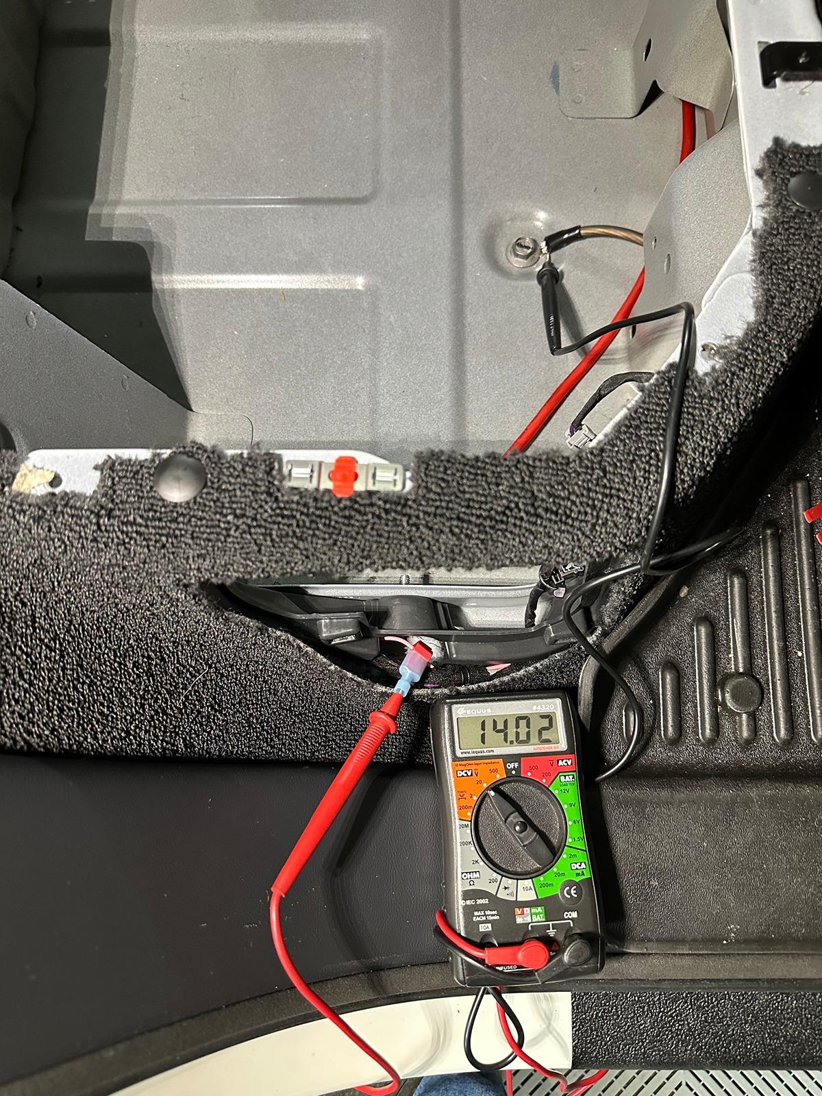Rivian R1T R1S Simple 10" JL Subwoofer Install in R1T IMG_2562