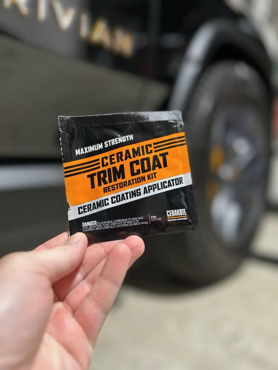 Rivian Keeping black plastic trim BLACK!? {filename}